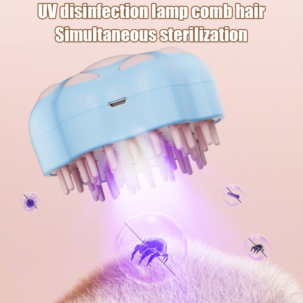 Electric Cat and Dog Grooming Spray Brush