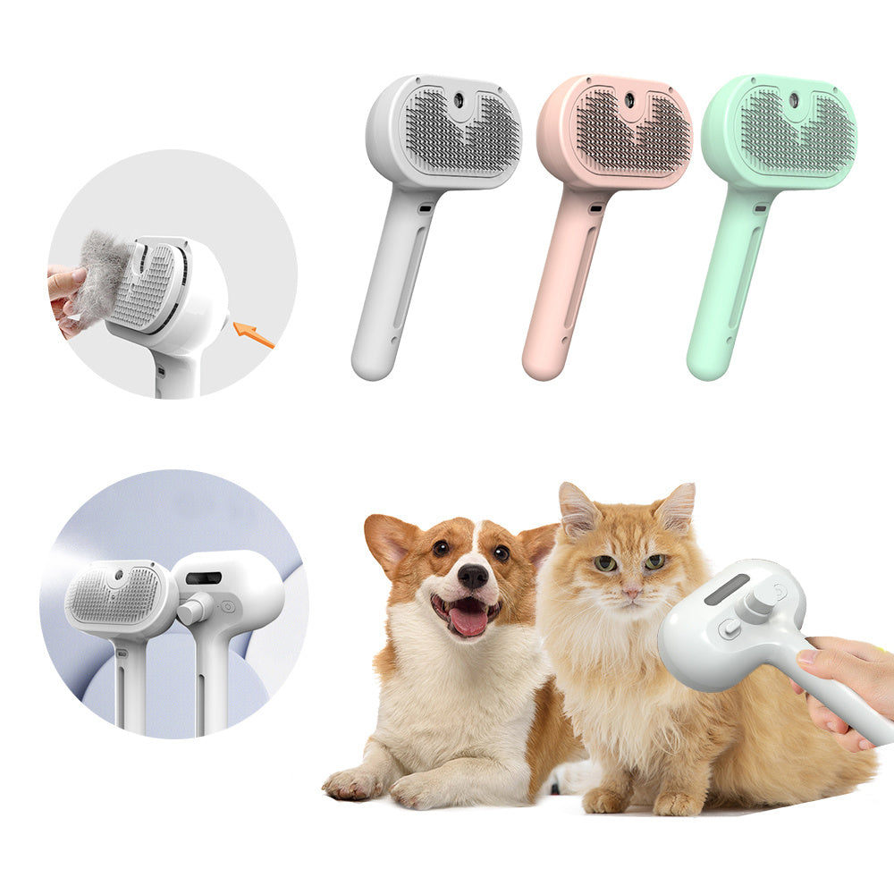 Self-Cleaning Pet Hair Brush and Comb
