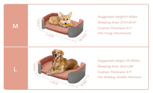 ScandiPaw Elevated Pet Sofa
