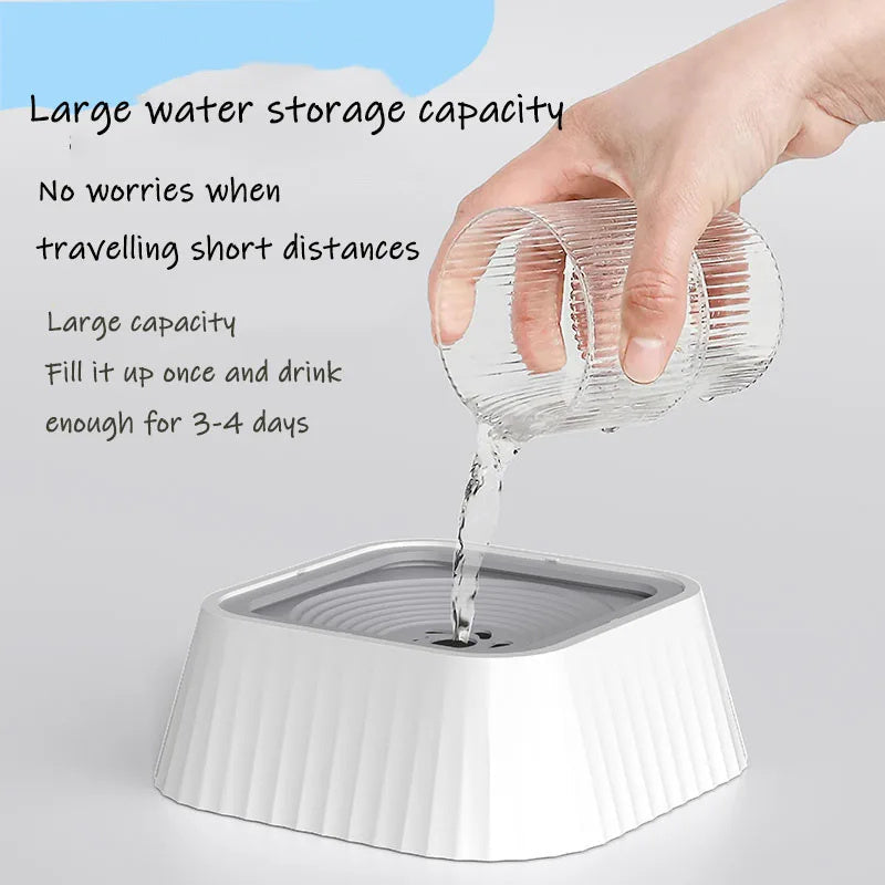 Anti-Spill Floating Dog & Cat Bowl