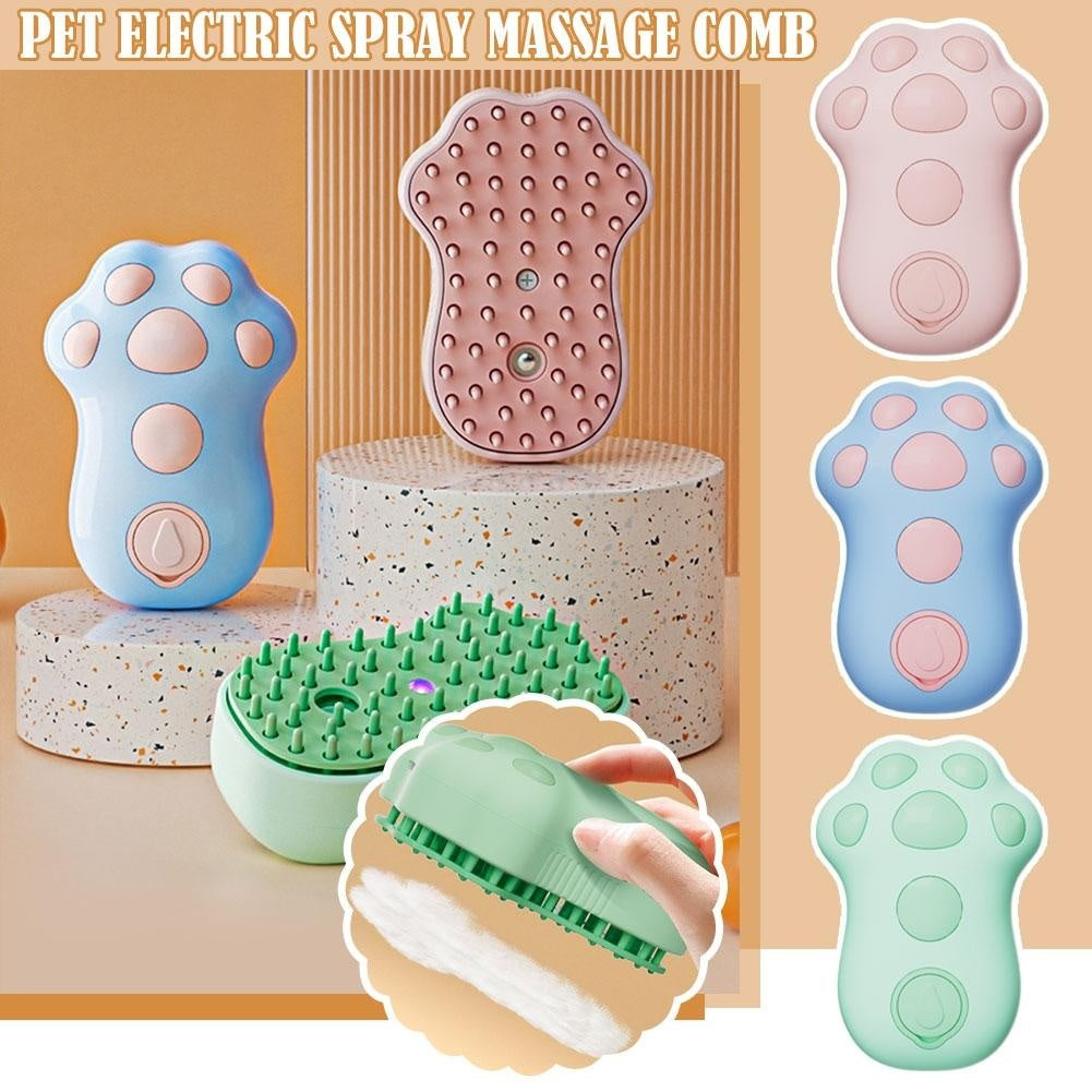 Electric Cat and Dog Grooming Spray Brush