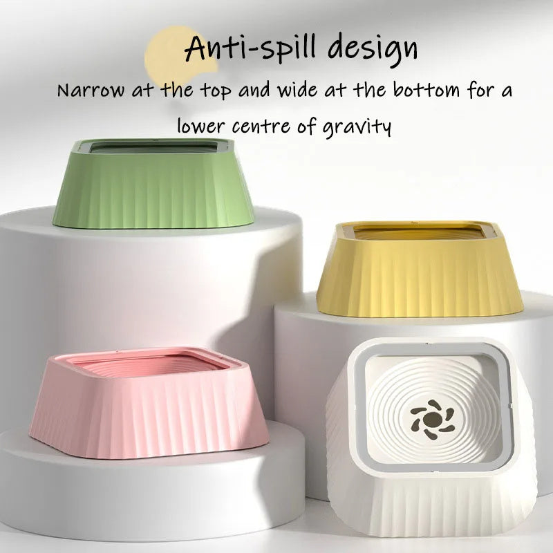 Anti-Spill Floating Dog & Cat Bowl