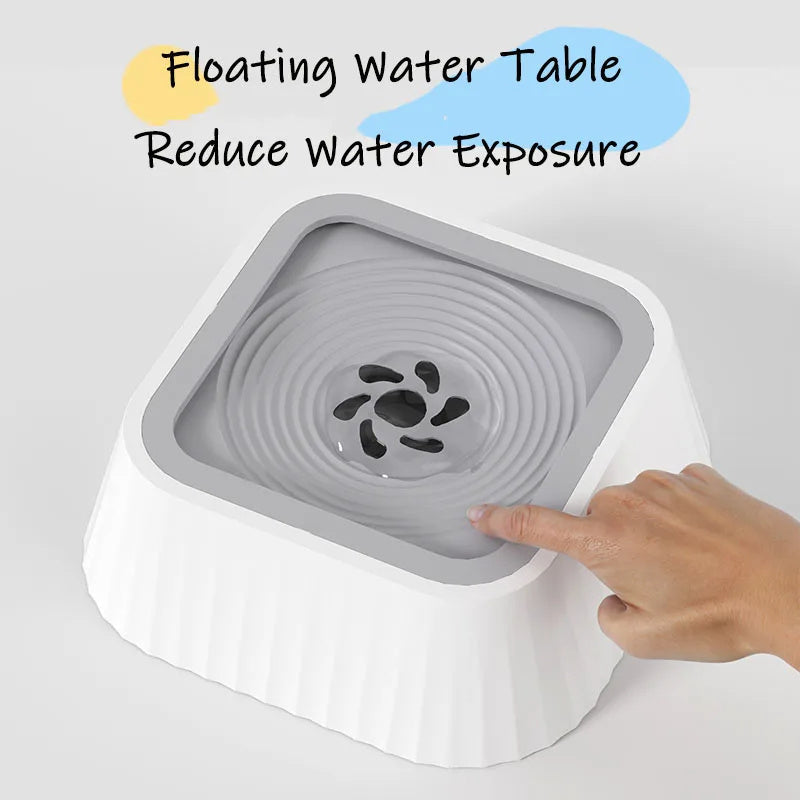 Anti-Spill Floating Dog & Cat Bowl