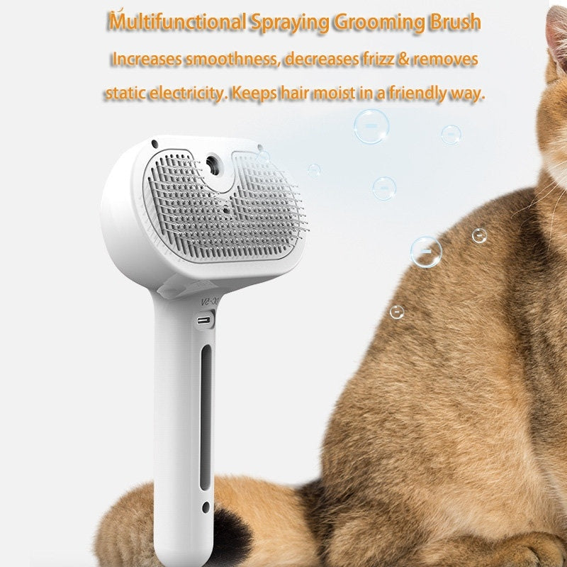 Self-Cleaning Pet Hair Brush and Comb