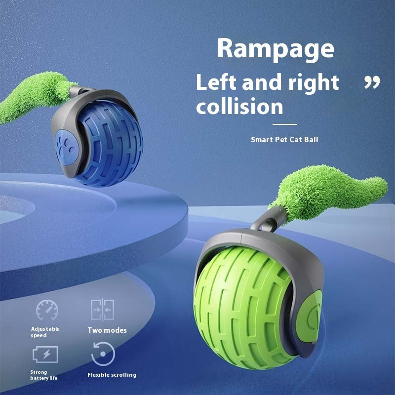 Interactive Rolling Cat Toy Ball – Electric & Fun