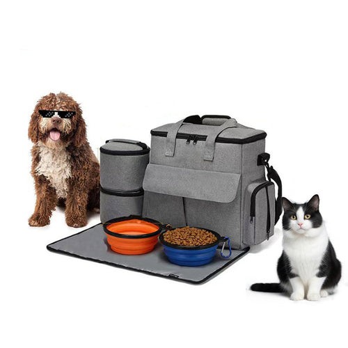 Convenient Large-Capacity Dog Travel Bag Kit