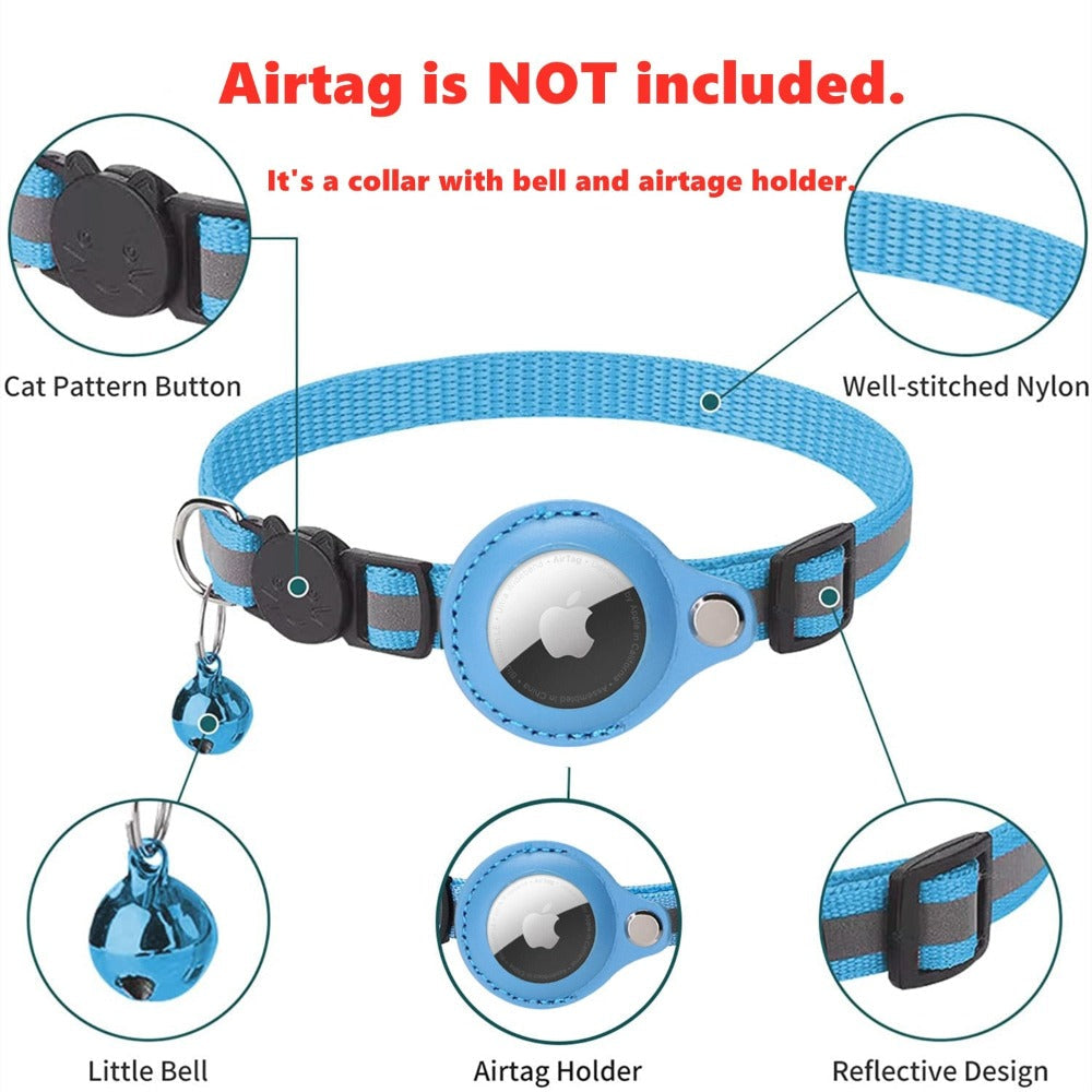 Reflective Airtag Collar for Pets