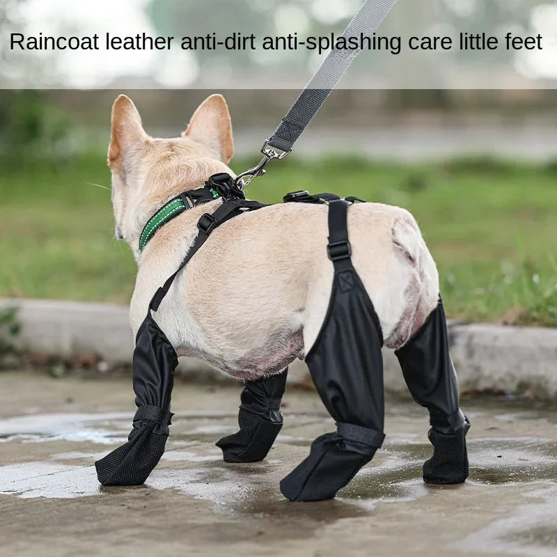Adjustable Waterproof Dog Shoes – Non-Slip Protective Boots