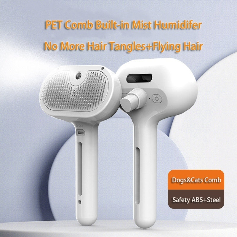 Self-Cleaning Pet Hair Brush and Comb
