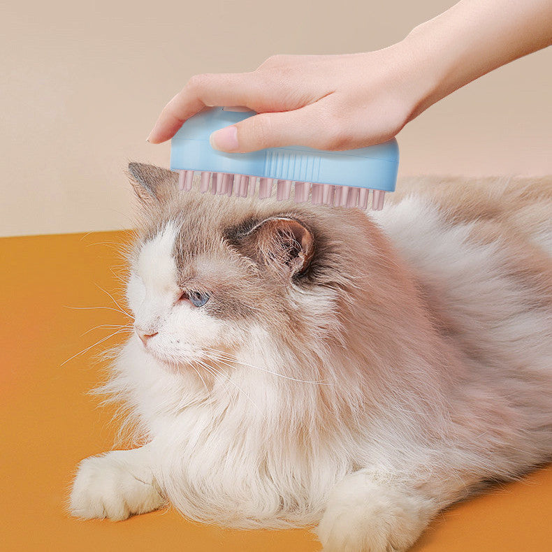 Electric Cat and Dog Grooming Spray Brush