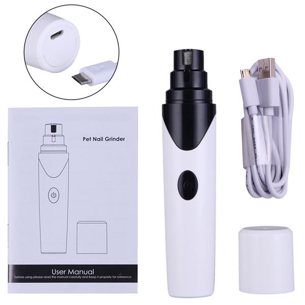 Pet Nail Trimmer – Rechargeable and Quiet