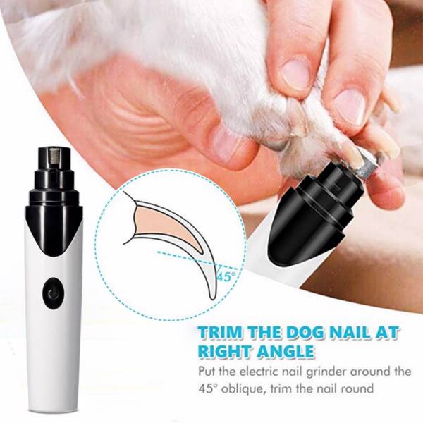 Pet Nail Trimmer – Rechargeable and Quiet