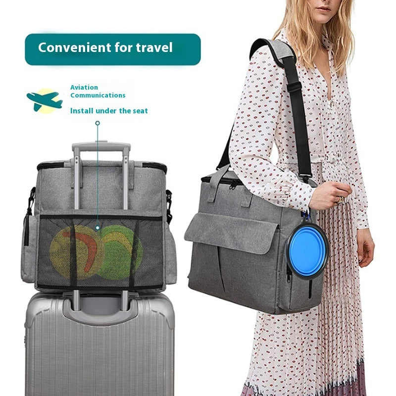 Convenient Large-Capacity Dog Travel Bag Kit